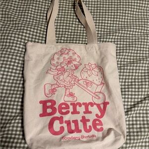 Strawberry Short Cake Canvas Tote Bag